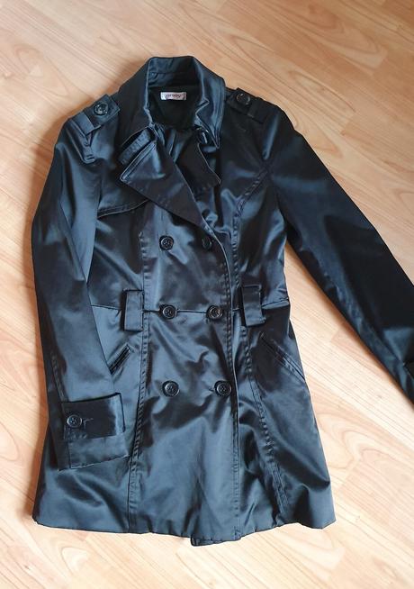 Čierny trenčkot orsay 36 alebo s, orsay,36