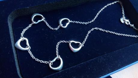Strieborná retiazka so srdiečkami, 