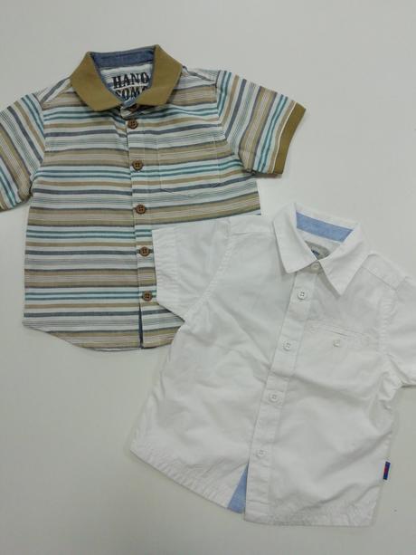 Pásikavá hnedá košeľa, matalan,80