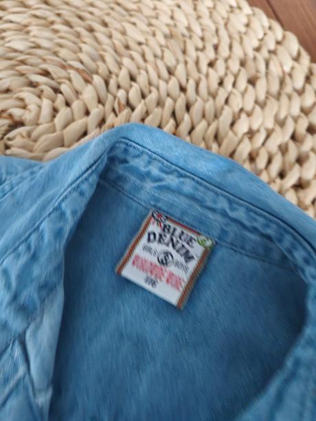 Riflová košela denim 116, denim,116