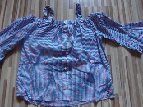 Košeľa na ramienka plameniak, 152