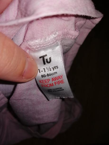 Ružové tričko s aplikáciami, tu,80