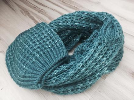 Komplet šál s čiapkou house, s