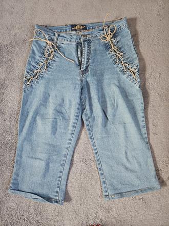 Trojštvrťové nohavice, s