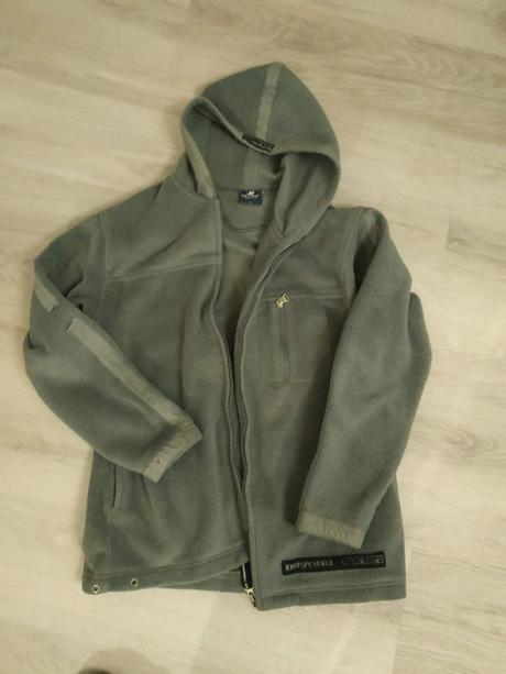 Flisová mikina  na zips - ako bunda, s