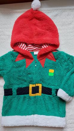 Vianočná mikina - vianočný škriatok, f&f,86