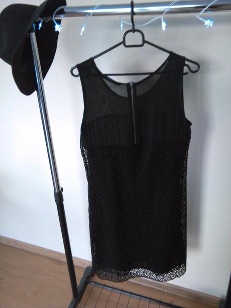 Čierne čipkované šaty zara, zara,m