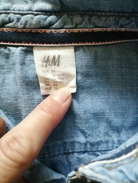 Košeľa h&m 12-18m, h&m,86