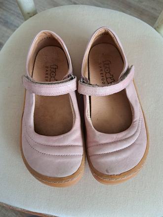 Kožené barefoot balerínky froddo pink, froddo,31
