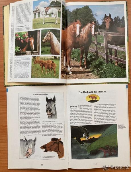 Predám knižky o koňoch v nemčine, 