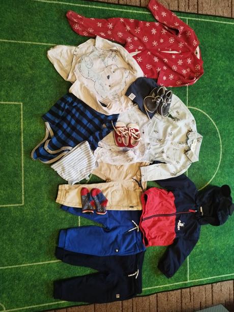 Balík oblečenia - 9-12 mesiacov, 68–80