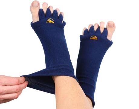 Happy feet - adjustačné ponožky navy extra stretch, xl