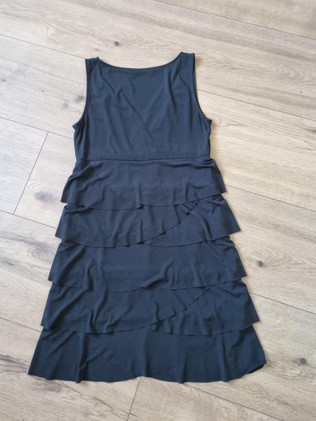 Elastické čierne šaty rinascimento 38, 38