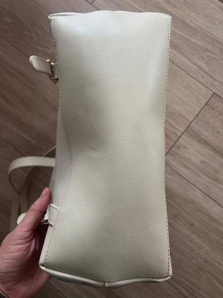 Krasny kremovy/ivory novy kozeny ruksak lubive, 