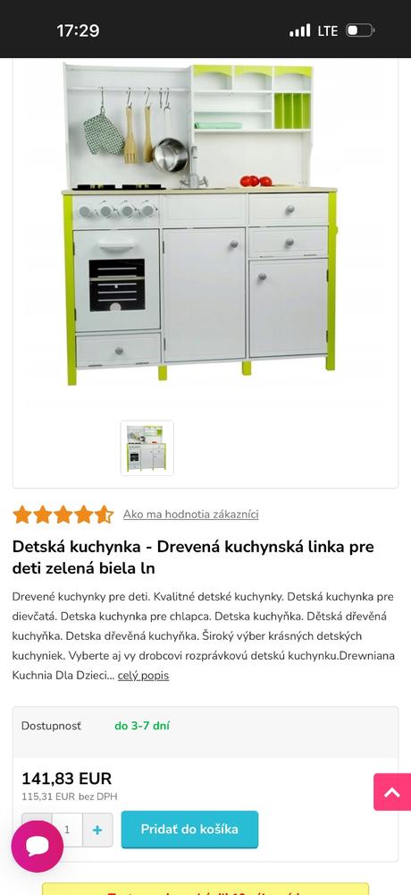 Detská kuchynka,