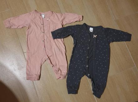 Pyžamo dievčenské jednodielne, overal, h&m,62