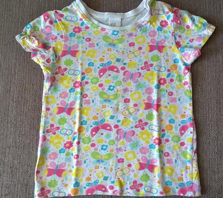 Tričko s motýlikmi 110, h&m,92
