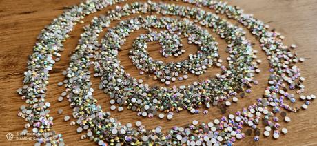 Ozdobné kamienky 4 mm - sklenené - crystal ab - 1, 
