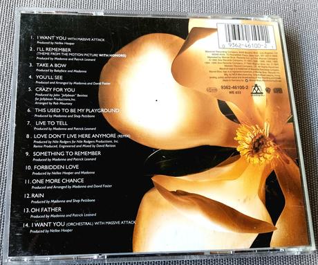 Cd madonna - something to remember,