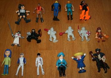 Množstvo figúriek,