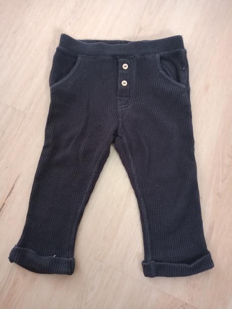 Vaflové nohavice, h&m,86