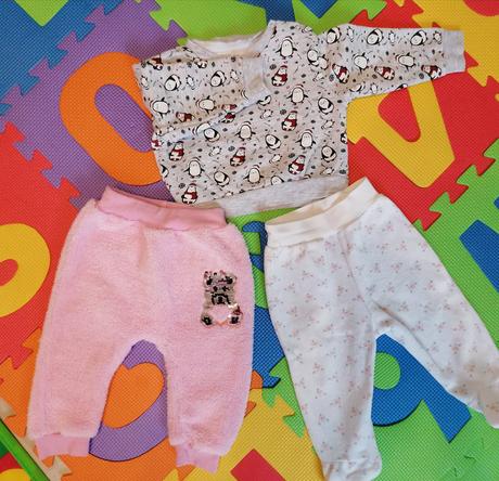 Zimný balík pre dievčatko 0 do 6 mesiacov, 50–62