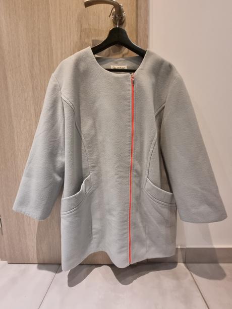 Mentolový kabát značky miss selfridge, miss selfridge,44