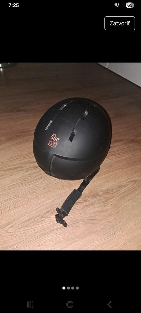 Lyžiarska prilba pst 500 čierna wedze, s