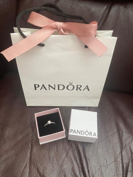 Pandora prsten s perlou, pandora