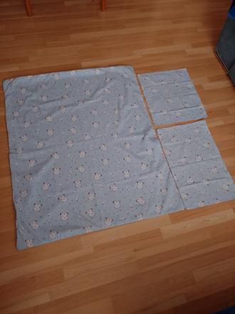 Detské svetlo modré obliečky /ostatné zadarmo/, šírka (cm): 100,dĺžka (cm): 120