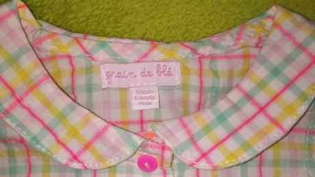 Farebné letné šaty veľkosť 74, 68