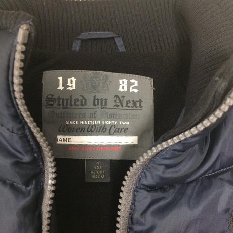 Vesta zateplená chlapčenská next č.104, 4y, next,104