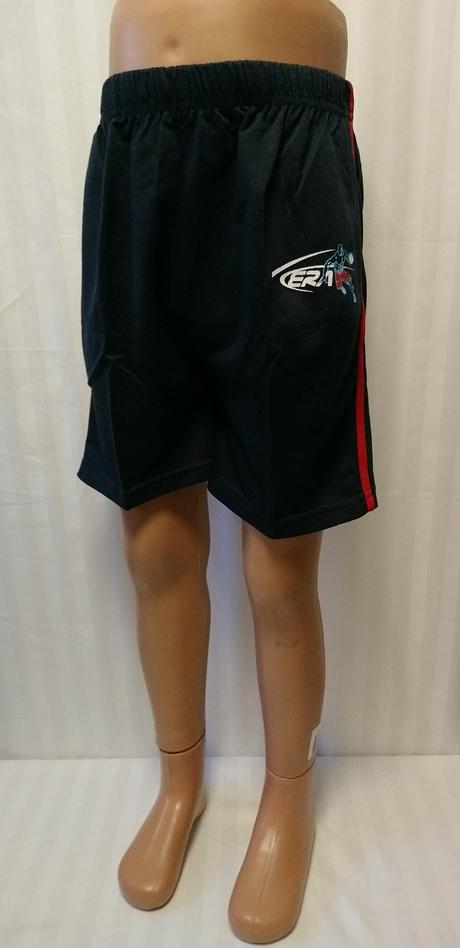 Chlapč. tm. modré šortky šport, era fashion, 128, 128