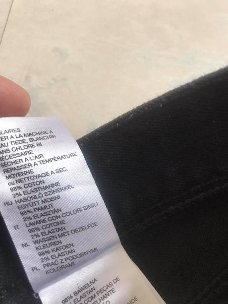 Skinny rifle s vyšším pásom, 38