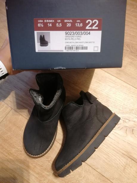 Zara kožené čižmičky, zara,22