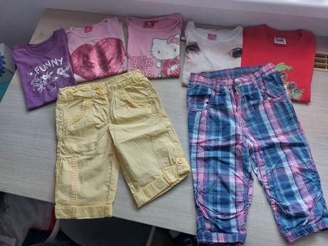 Tričká + kratase+letne pyzamko, 86–98