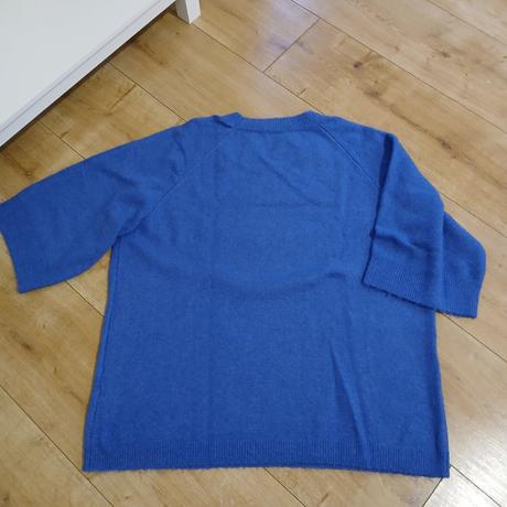 Modrý pulóver s krátkym rukávom, tchibo,46