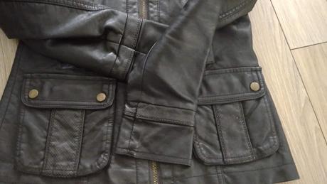 Čierna koženka newlook, new look,38