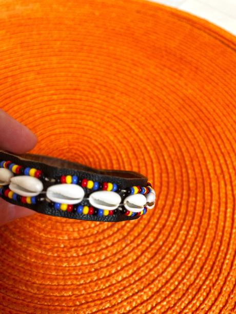 Kožený náramok reggae jamajka, 