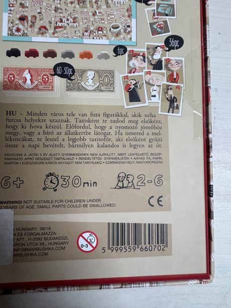 Marbushka - spoločenská hra šup šup, 