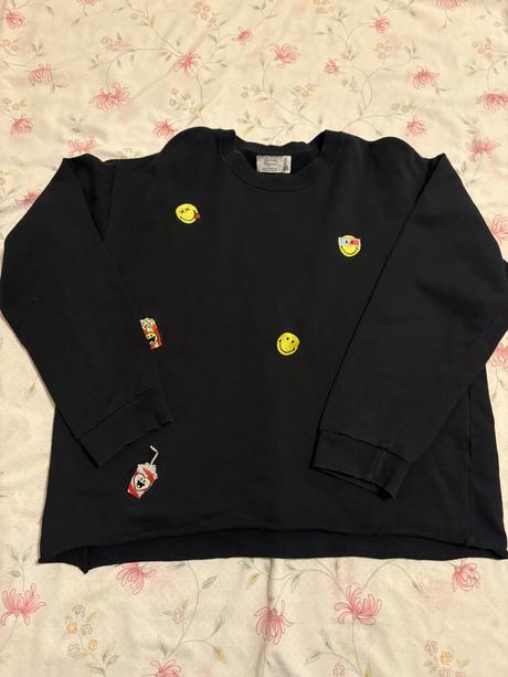 Smajlikova mikina oversized zara, zara,s