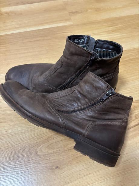 Čižmy kožené 43, 43
