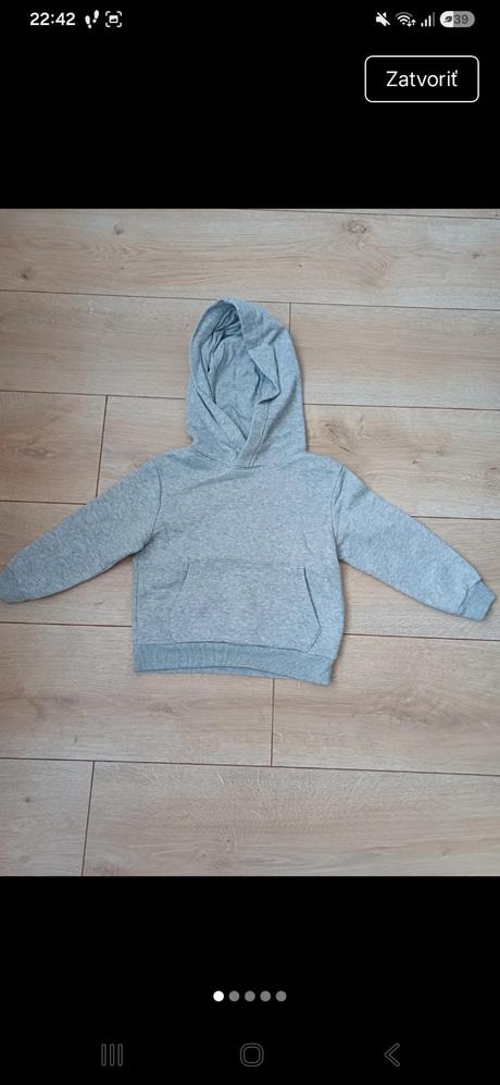 Sivá mikina h&m, h&m,98