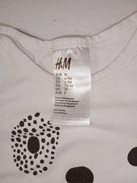 Suprava pre babatko, h&m,74
