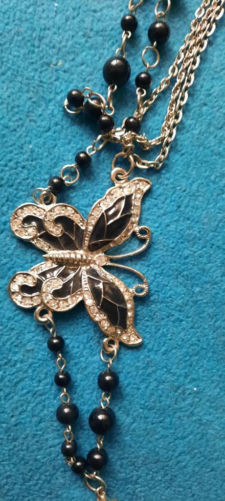 Opasok retiazkovy, strieborno -čierny,