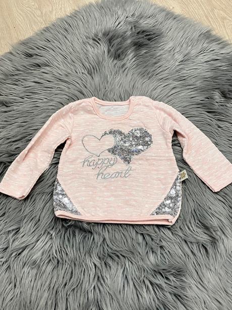 Dievčenský sveter s flitrami, 68