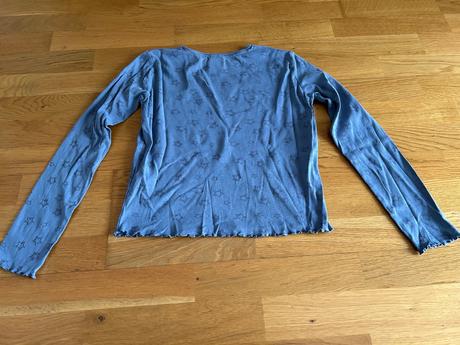 Zara modré bavlnené tričko veľ.158, zara,158