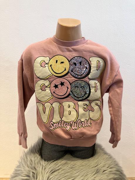 Dievčenská mikina s flitrami (128), 128