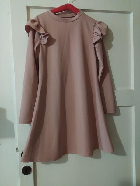 Nové šaty bledá ružová top stav, 