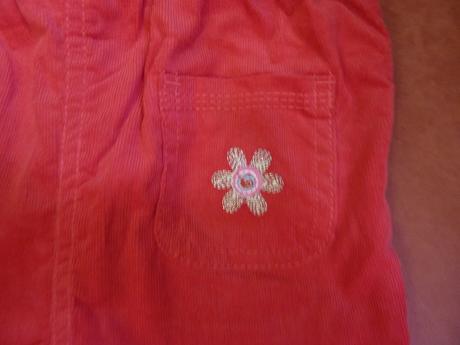 Dievčenské menčestrové nohavice, f&f,68